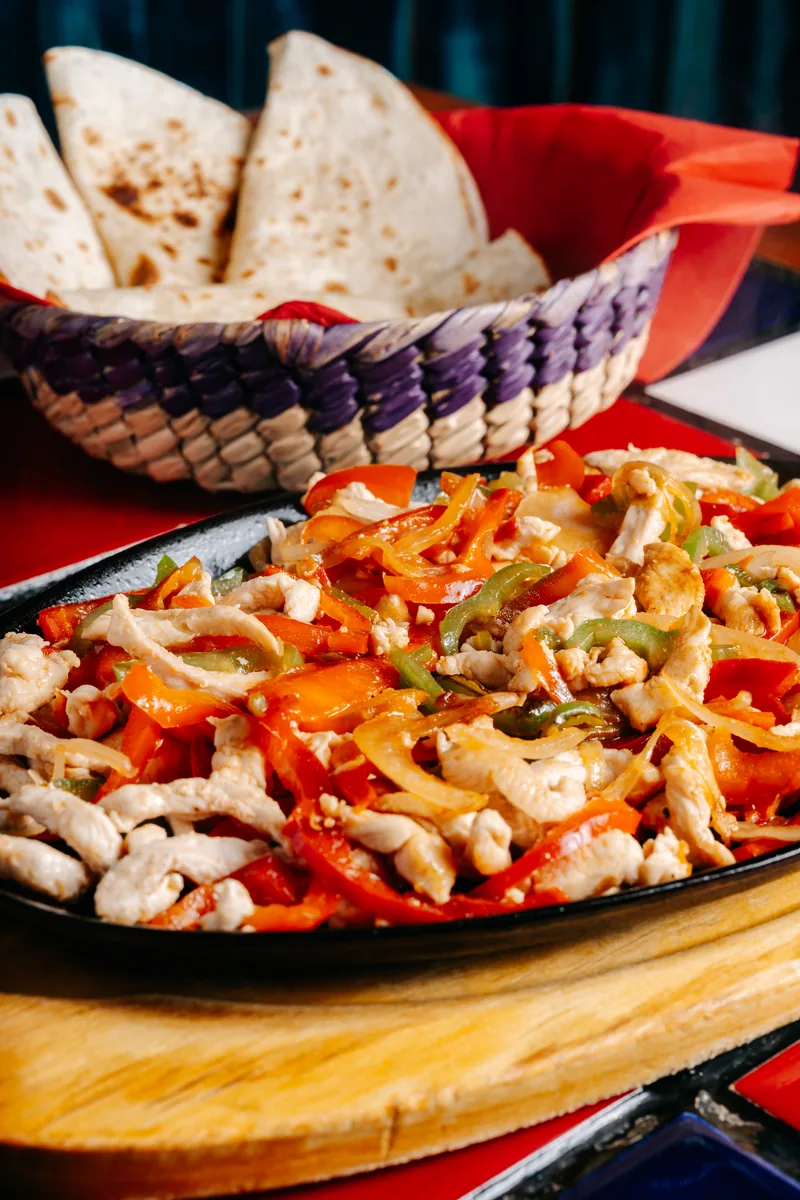 Fajitas de pollo
